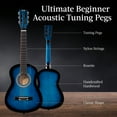 thumbnail image 4 of Best Choice Products Walmart Exclusive 30in Kids Acoustic Guitar Beginner Starter Kit w/ Strap, Case, Strings  - Walmart Blue, 4 of 7