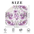 thumbnail image 6 of Microfibre Drying Mat for Kitchen Purple Floral Wildflower Farmhouse Dish Drying Drainer Mat Absorbent Pioneer Drying Mat Washing Up for Glass, Plate & Cup 16inch X 18inch, 6 of 7