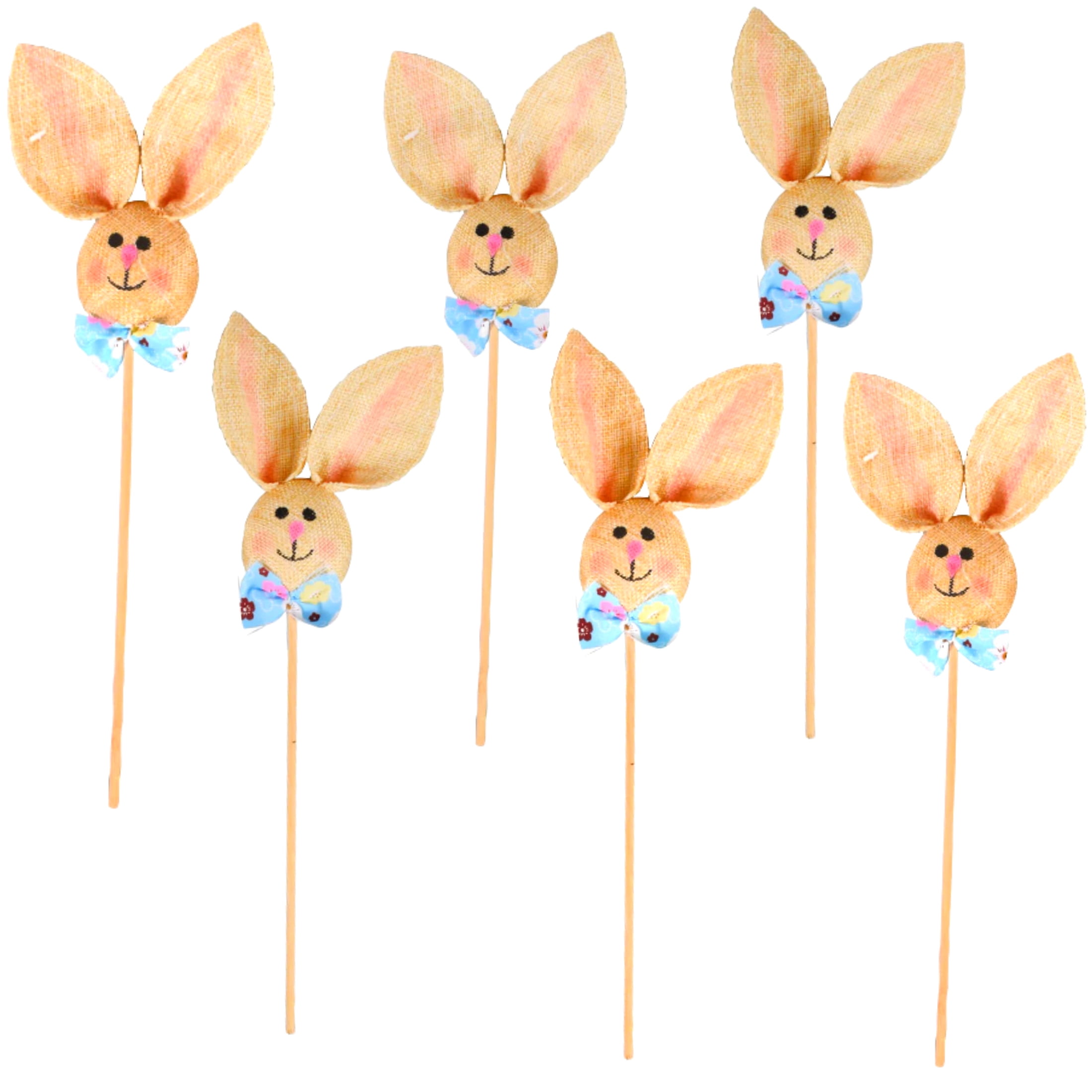 Bunny Ear Picks, 2-ct. Pack Easter Blue Rabbit Cupcake Toppers Cake ...