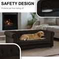thumbnail image 2 of YIYADO Pet Bed for Small and Medium Dogs, Durable Elevated Dog Sofa Bed, Comfortable Dog Couch, Modern and Stylish Dog Sofa-Dark Brown, 2 of 7
