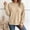 Khaki, variant on jjayotai Womens Crewneck Sweatshirt Side Split Hem Pullover Fall Tops Long Sleeve Oversized Shirts Casual Plain Sweatshirts