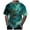 Mint Green, variant on Big and Tall Shirts for Men T Shirt Summer Short Sleeve T Shirt Top Animal Themed Graphic Tops Unisex Tee Shirts for Men Transfer Paper Graphic Large Large Tall 2XL