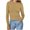 Brown, variant on Taqqpue Women's Long Sleeve T Shirt Casual Ribbed Knit Sweaters for Women Crewneck Sweatshirts Slim Fit Tee T-Shirts Solid Color Basic Tee Tops Blouses