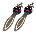 thumbnail image 2 of Cancer Vintage Copper Crown-Shaped Bookmarks: Stainless Steel Reading Accessories for Book Lovers - Set of Two Bookmarks, 2 of 5