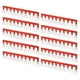 thumbnail image 2 of Tira Horquilla Barrera ANGGREK Material Cobre PVC 10 Piezas 400V 25A Rojo, 2 of 8