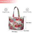 thumbnail image 4 of Pioneer Flower Floral Print Pattern Travel Tote Bags for Women Carry On,Large Weekender Bags for Women Travel,Multi Functional Duffle Bag for Work,Shopping,Sports, 4 of 5