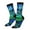 3 Black, variant on Colorful Stained Glass Crocodile Pattern Sport Socks for Women and Men Crew Socks Sporty Calf Socks Casual Socks