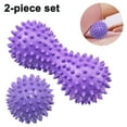 thumbnail image 1 of Spike Peanut Roller & Hedgehog Foot Massage Ball Set - Ideal para tejido muscular profundo, punto gatillo y liberación miofascial, fascitis plantar, presión concentrada y alivio del dolor específico Adepaton 220372-2, 1 of 7