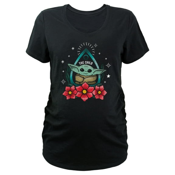 Women's Star Wars: The Mandalorian The Child Tattoo Graphic Maternity T-Shirt