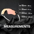 thumbnail image 4 of Oakley OO9208 Radar EV Path Shield Shaped Non-Polarized Sunglasses for Men & Women - Includes Official Eyewear Kit - Carbon Frame with Prizm Rose Gold Lens, 4 of 6