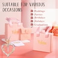 thumbnail image 4 of Ydou Rose Heart Initial Necklace for Women, 14K White Gold Plated Love Heart Letters with Rose Flower Pendant Necklace for Women, 4 of 9
