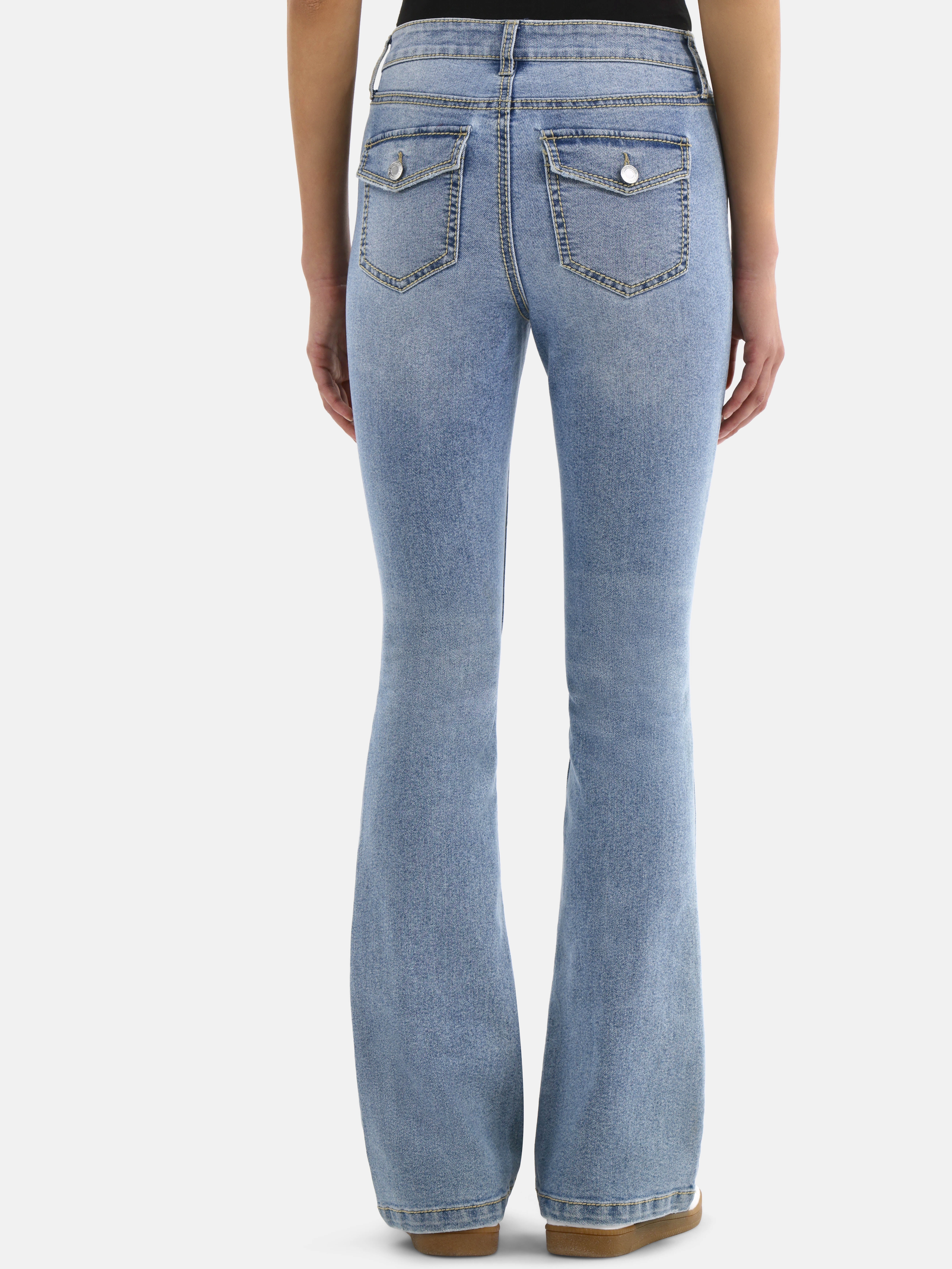 No Boundaries Stretch Denim Bootcut Jeans, 34" Inseam, Women's Sizes 00-20