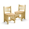 Little Tikes Mission Design Wood Chairs, 2-Pack