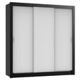 thumbnail image 2 of Ropero Closet Madesa Lyon 3 Puertas Corredizas Negro, 2 of 5