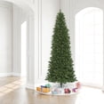 thumbnail image 5 of Vickerman 9.5' Oregon Fir Slim Artificial Christmas Tree, Wide Angle Single Mold Warm White LED Lights, 5 of 5