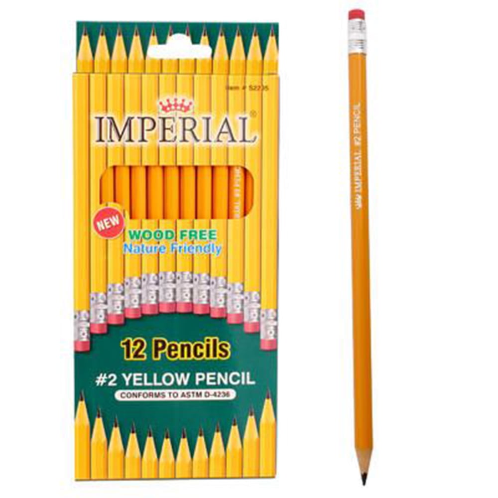 Pencil 2 12 Piece Yellow Imperial By Imperia Walmart Canada