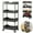 Black 2, variant on 3-Tier Rolling Storage Cart, Plastic Storage Baskets Mobile Shelving Unit Rolling Trolley Utility Cart Organizer for Living Room, Bedroom, Kitchen, Bathroom, Small Narrow Spaces, White