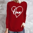 thumbnail image 2 of Ichuanyi Womens Sweatshirts Winter Fall Women Plus Size Printed Pullover Long Sleeve Sweatshirt Top, 2 of 4