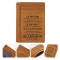 thumbnail image 2 of FONDOTIN Multi-Compartment Cardholder with Slim Design Light Brown 1Pack, 2 of 4