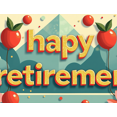 thumbnail image 4 of Happy Retirement Banner with Apple Decor Background Party Decors Retirement Celebration Photography Props Backdrop Decorations, 4 of 4