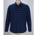 thumbnail image 6 of DDAPJ pyju Big and Tall Button Down Shirts for Men Flannel Plaid Shirt Regular Fit Business Casual Shirts Lightweight Gingham Shirts with Chest Pocket Clearance Sales Today Blue L, 6 of 7