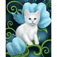 thumbnail image 2 of Cuadros Decorativos 5D Full Round Drill Diamond Painting Cat and Orchid Kit Rhinestones Art (B) Tmvgtek embutido en tela, 2 of 6
