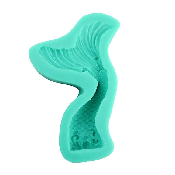 O'Creme Silicone Fondant Mold, Wavy Mermaid Tail 2
