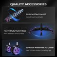 thumbnail image 7 of LUCKRACING Gaming Chair with Footrest, Big and Tall Game Chair 350lb Racing Style Computer Chair, Ergonomic Executive Office Chair High Back with Lumbar Support and Recliner, Purple, 7 of 7