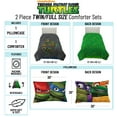 thumbnail image 4 of Teenage Mutant Ninja Turtles Kids 2 Piece Grey Reversible Comforter and Pillowcase Bedding Set, Twin/Full, 4 of 10
