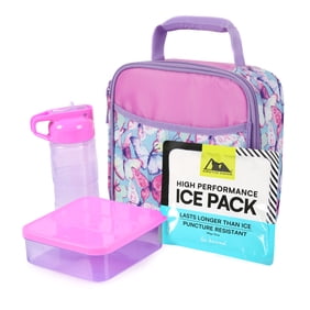 Arctic Zone Lunch Box Combo with Thermal Insulation, Watercolor Butterflies