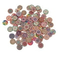thumbnail image 2 of DIY Accessories For Decorative Fabrics, 100Pcs Wooden Buttons For Scrapbook Wooden Button Used In School Craft Projects With 100 X Wooden Buttons For Crocheting, 2 of 8