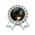 thumbnail image 1 of perro huanimal noche solitaria Insignia broche Medalla ganadora, 1 of 3