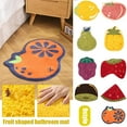thumbnail image 2 of UOYOTT Fruit Peach Bathroom Rug, Peachy Clean Bedroom Floor Non Mat Shaped Slip R0A2, 2 of 8