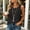 A_ Black, variant on Women's Solid Cotton Linen Sleeveless Tank Top, Crew Neck Lightweight Daily Layering Shirt Khaki XXL