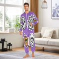 thumbnail image 5 of IAUYY Unisex Adult Onesie Pajamas Ultra-Soft Crystal-Soft Fabric, Halloween Adult Onesie Pajamas Adults,With a Zipper Plus Size Onesie Pajamas, Bold and Eye-catching, 5 of 7