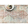 thumbnail image 3 of Loloi II Loren Collection Lq-14 Brick/Multi Oriental Area Rug 1'-6" x 1'-6" Sample Swatch, 3 of 7