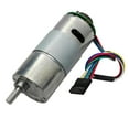 thumbnail image 2 of Motor de engranajes con codificador Sharpla 37GB545 DC 12V 70rpm Reductor de engranajes eléctrico, 2 of 5