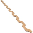 thumbnail image 6 of Ekena Millwork 94"H x 1/4"T Pomeroy Adjustable Wood Decorative Slat Wall Panel Kit, Maple (contains 12 Slats), 6 of 16