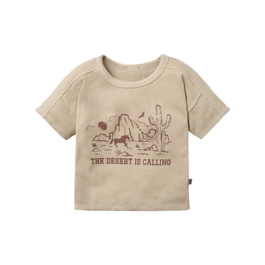 Modern Moments by Gerber Toddler Boy Organic Short Sleeve T-Shirt, Sizes 12M-5T
