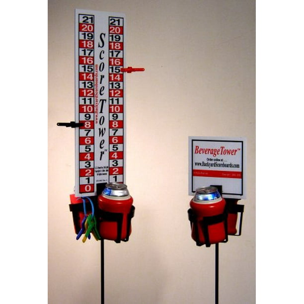 ScoreTower Combo Set Scoreboard & Drinkholders for Horseshoes