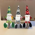 thumbnail image 5 of Felpa de gnomo de pierna larga hecha a mano de Navidad para muñeca juguete de peluche de Papá Noel para decoración de muñecas, 5 of 5