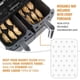 thumbnail image 5 of Papel de Freidora, Revestimientos de Papel Pergamino de Freidora de Aire para Ninja Foodi Dual Air Fryer DZ201, DZ401 Papel de Revestimiento de Freidora de Aire, 5 of 6
