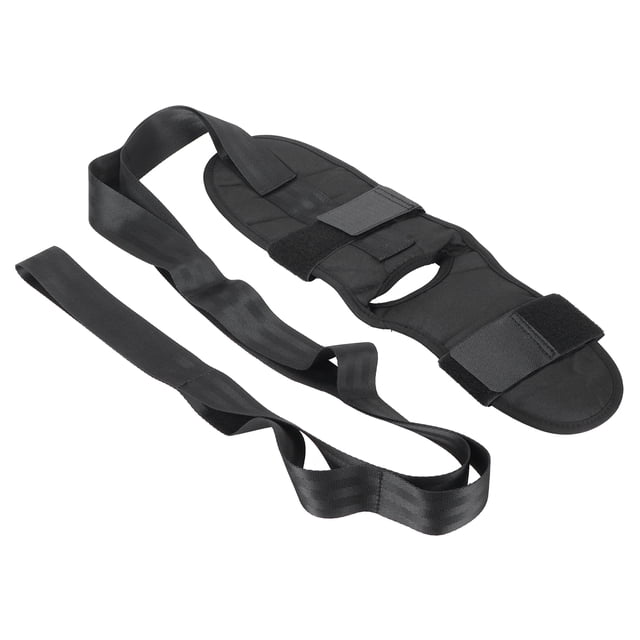 Correa de estiramiento de yoga Jadeshay para rehabilitación de ligamentos color Negro Talla única