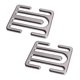 thumbnail image 1 of Ajustador de cinturón de seguridad de metal Accesorio de vehículo Fácil instalación Clips de cinturón de seguridad gris oscuro Cola Clips de cinturón de seguridad, 1 of 8