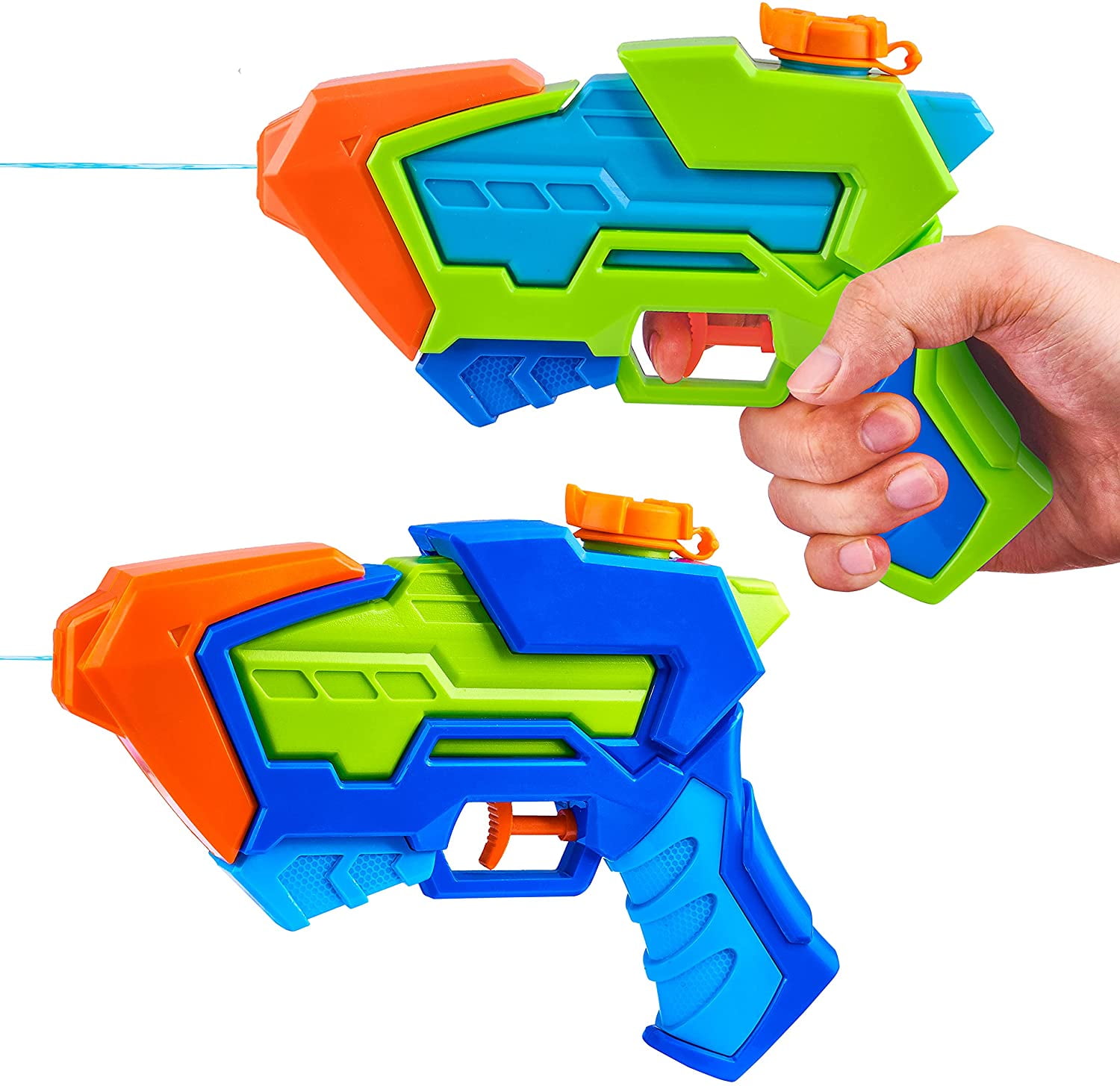 2 Pack Aqua Phaser Water Pistols Squirt Guns, Super Water Soakers Water