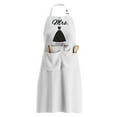 thumbnail image 4 of King Queen Mr Mrs Print Couple Apron Wedding Engagement Gift For Loved People Funny Kitchen Gift Husband, Wife, 4 of 6