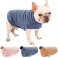 thumbnail image 2 of Graflsoa Cozy Winter Pet Sweater for Cats & Dogs - Soft Polyester, High Elasticity, Fashionable Blue Design, Size L (PD10044#), 2 of 7