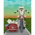 thumbnail image 3 of Fab Funky 20x24 Black Modern Framed Museum Art Print Titled - Westie Chopper and Sidecar, 3 of 5