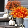 thumbnail image 4 of Flores de otoño artificiales Grunyia, plantas de otoño falsas que no se decoloran, 4 of 7