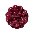 thumbnail image 2 of SmartBy Women Brooch Flower Shape Rhinestone Faux Pearl Anti-slip Bag Coat Collar Hat Scarf Decoration Clothes Pin Party Prom Garment Jewelry, 2 of 7